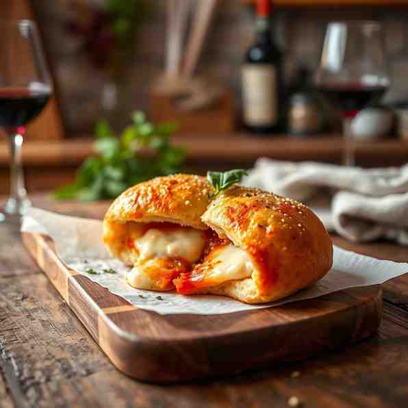 Homemade Pizza Hot Pockets - Crispy Panzarotti Recipe